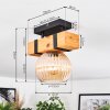 Sernadelo ceiling light, globe light Ecru, black, 1-light source