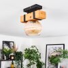 Sernadelo ceiling light, globe light Ecru, black, 1-light source
