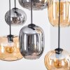 Apedo hanging light, globe light, pendant light Amber, Smoke-coloured, 6-light sources