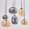 Apedo hanging light, globe light, pendant light Amber, Smoke-coloured, 6-light sources