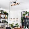 Koyoto hanging light, globe light, pendant light Ecru, black, 3-light sources