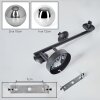 Chehalis ceiling light, globe light chrome, Smoke-coloured, 3-light sources