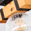 Sernadelo ceiling light, globe light Ecru, black, 1-light source
