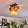 Sernadelo ceiling light, globe light Ecru, black, 1-light source