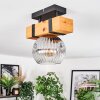 Sernadelo ceiling light, globe light Ecru, black, 1-light source
