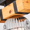 Sernadelo ceiling light, globe light Ecru, black, 1-light source