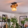 Sernadelo ceiling light, globe light Ecru, black, 1-light source