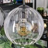 Koyoto hanging light, globe light, pendant light Amber, clear, Smoke-coloured, 4-light sources