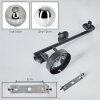 Chehalis ceiling light, globe light chrome, Smoke-coloured, 3-light sources