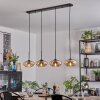 Mertola hanging light, pendant light Amber, 4-light sources
