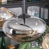 Mertola hanging light, pendant light Amber, Smoke-coloured, 4-light sources