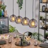 Koyoto hanging light, globe light, pendant light Smoke-coloured, 4-light sources