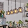 Koyoto hanging light, globe light, pendant light Smoke-coloured, 4-light sources