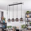 Koyoto hanging light, globe light, pendant light Smoke-coloured, 4-light sources