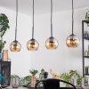 Koyoto hanging light, globe light, pendant light Amber, 4-light sources
