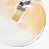 Chehalis ceiling light, globe light Amber, clear, Smoke-coloured, 4-light sources