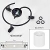 Fallhagen ceiling light, ceiling spotlight black, 3-light sources