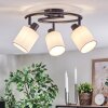 Fallhagen ceiling light, ceiling spotlight black, 3-light sources