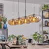 Mertola hanging light, pendant light Amber, 4-light sources