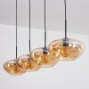 Mertola hanging light, pendant light Amber, 4-light sources