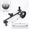 Koyoto ceiling light, globe light clear, Smoke-coloured, 3-light sources
