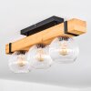 Sernadelo ceiling light, globe light Ecru, black, 3-light sources