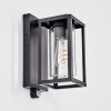 Portalis outdoor wall light, wall light black, 1-light source, Motion sensor