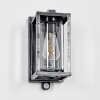 Portalis outdoor wall light, wall light black, silver, 1-light source, Motion sensor