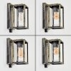 Portalis outdoor wall light, wall light gold, black, 1-light source, Motion sensor