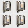 Portalis outdoor wall light, wall light gold, black, 1-light source, Motion sensor