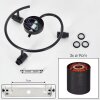 Fallhagen ceiling light, ceiling spotlight black, 3-light sources