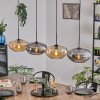 Mertola hanging light, pendant light Amber, 4-light sources