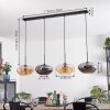 Mertola hanging light, pendant light Amber, 4-light sources