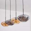 Mertola hanging light, pendant light Amber, 4-light sources