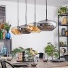 Mertola hanging light, pendant light Amber, 4-light sources