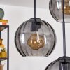 Koyoto hanging light, globe light, pendant light Smoke-coloured, 4-light sources