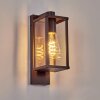 Tourega outdoor wall light, wall light rust-coloured, 1-light source