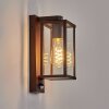 Tourega outdoor wall light, wall light rust-coloured, 1-light source, Motion sensor