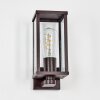 Tourega outdoor wall light, wall light rust-coloured, 1-light source