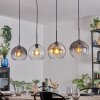 Koyoto hanging light, globe light, pendant light Amber, clear, Smoke-coloured, 4-light sources