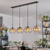 Koyoto hanging light, globe light, pendant light Amber, clear, 4-light sources