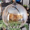 Koyoto hanging light, globe light, pendant light Amber, clear, 4-light sources
