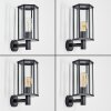 Monfanim outdoor wall light, wall light black, 1-light source
