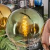 Koyoto hanging light, globe light, pendant light blue, gold, green, clear, coppery, 4-light sources