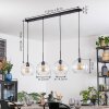 Koyoto hanging light, globe light, pendant light clear, 4-light sources