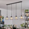 Koyoto hanging light, globe light, pendant light clear, 4-light sources