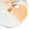 Chehalis ceiling light, globe light Amber, 5-light sources