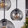 Koyoto hanging light, globe light, pendant light 30 cm Smoke-coloured, 4-light sources