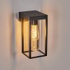 Lagarelhos outdoor wall light, wall light black, 1-light source