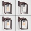 Trancozelos outdoor wall light, wall light rust-coloured, 1-light source